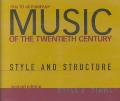 Book Music Of The Twentieth Century: Style & Structure free