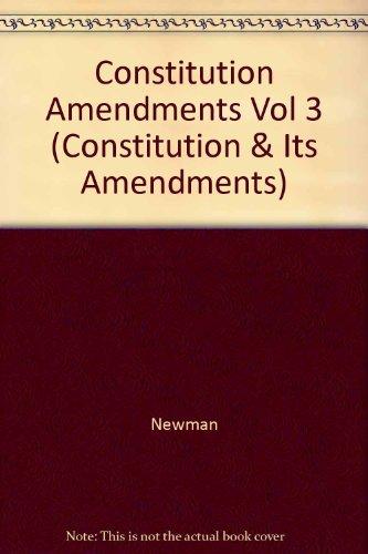 Book The Constitution & Its Amendments, 3 free