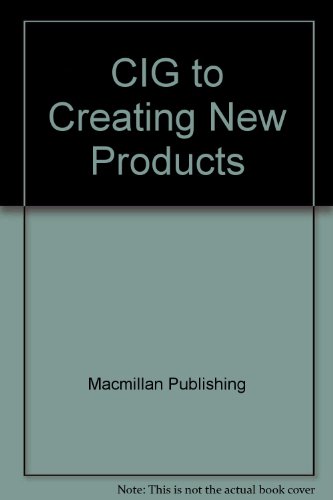 Book Cig To Creating New Products free