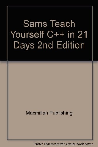 Book Sams Teach Yourself C++ In 21 Days, 2nd Edition free