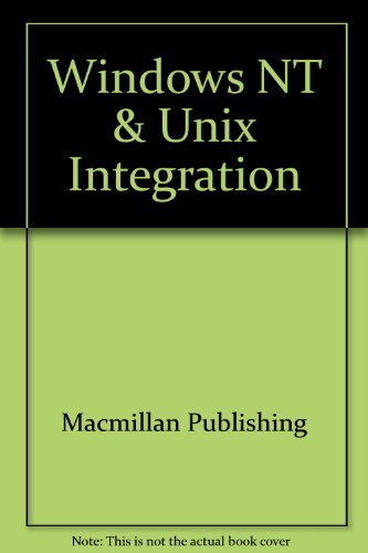 Book Windows Nt & Unix Integration free