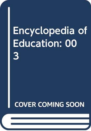 Book Encyclopedia of Education: 003 free