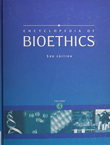 Book Encyclopedia of Bioethics free