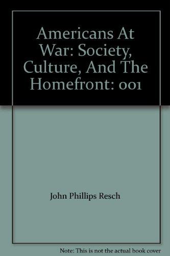 Book Americans At War: Society, Culture, And The Homefront free