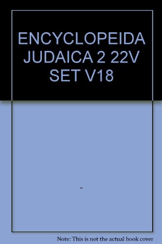 Book Encyclopaedia Judaica, Volume 18: San - Sol free
