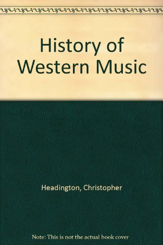 Book History Of Western Music free