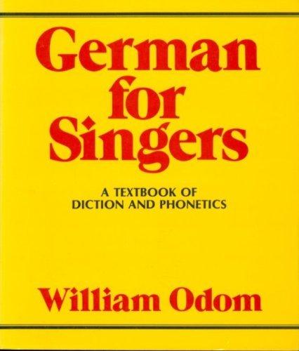 Book German for Singers: A Textbook of Diction and Phonetics free