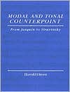 Book Modal and Tonal Counterpoint: From Josquin to Stravinsky free
