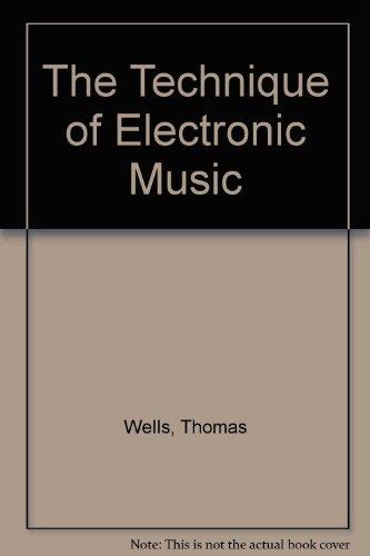 Book The Technique of Electronic Music free
