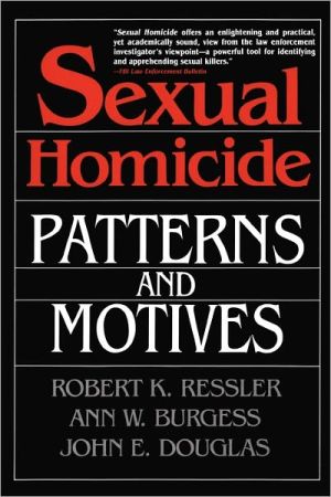 Book Sexual Homicide: Patterns and Motives- Paperback free