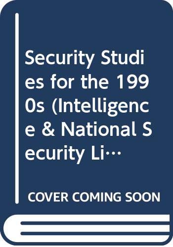 Book Security Studies for the 1990s free
