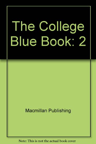 Book The College Blue Book: Tabular Data free