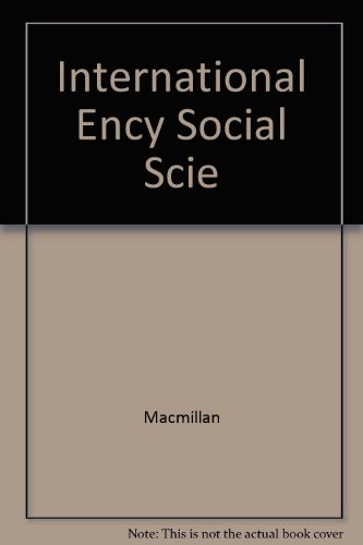 Book International encyclopedia of the social sciences free
