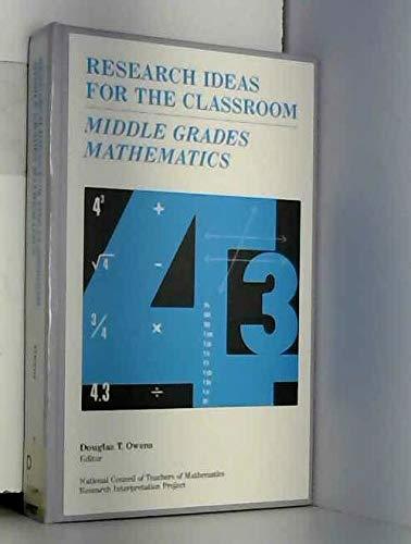 Book Middle Grades Mathematics (Research Ideas for the Classroom) free