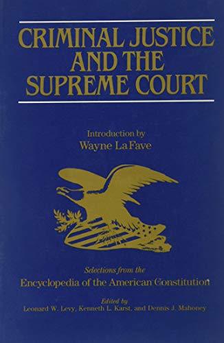 Book Criminal Justice And The Supreme Court free