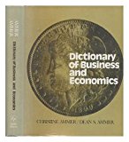 Book Dictionary of Business and Economics free