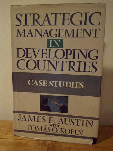 Book Strategic Management in Developing Countries free