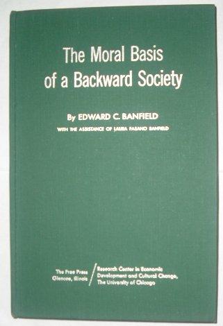 Book MORAL BASIS OF A BACKWARD SOCIETY free