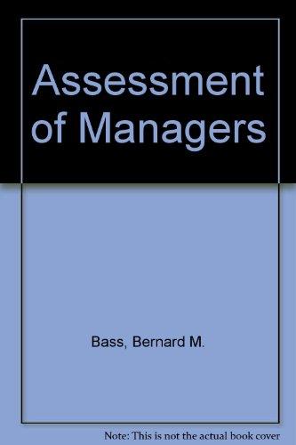 Book Assessment of Managers: An International Comparison free
