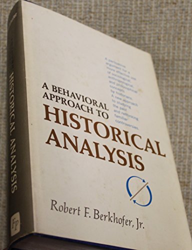 Book Behavioural Approach to Historical Analysis free