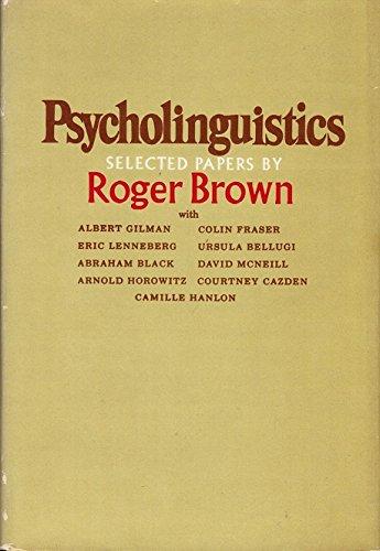 Book Psycholinguistics: Selected Papers free