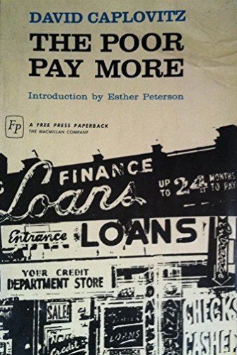 Book The Poor Pay More: Consumer Practices of Low-Income Families. free