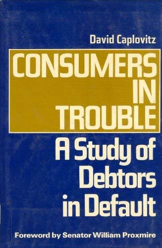 Book Consumers in Trouble: A Study of Debtors in Default free