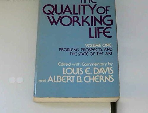 Book Quality of Working Life: Problems, Prospects and the State of the Art free