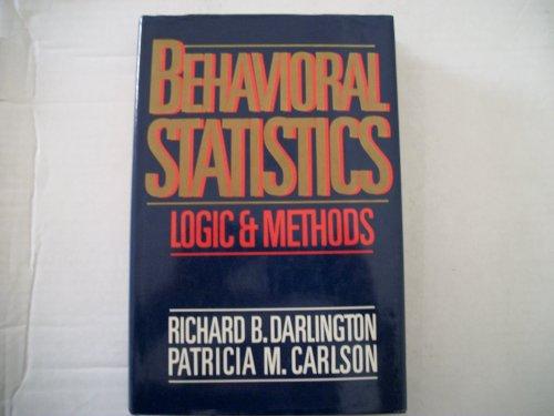 Book Behavioral Statistics free