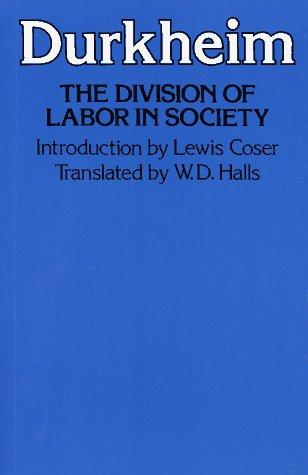 Book The Division of Labor in Society free