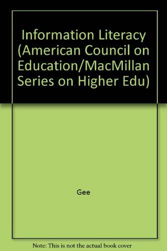 Book Information Literacy: Revolution In The Library (American Council on Education Oryx Press Series on Higher Education) free