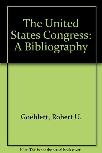 Book United States Congress: A Bibliography free