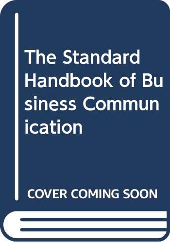 Book The Standard Handbook of Business Communication free