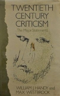 Book Twentieth century criticism: The major statements free