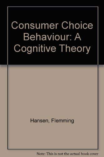 Book Consumer Choice Behavior free