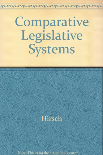 Book Comparative Legislative Systems free