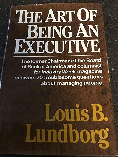 Book The Art Of Being An Executive free