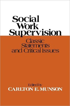 Book Social Work Supervision free