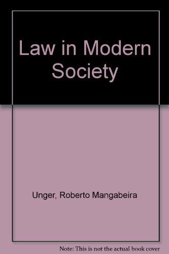 Book Law in Modern Society: Toward a Criticism of Social Theory free
