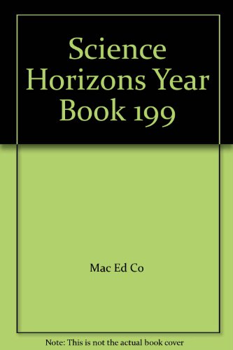Book Science Horizons Year Book 199 free