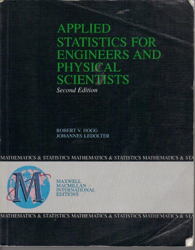 Book Applied Statistics for Engineers and Physical Scientists free
