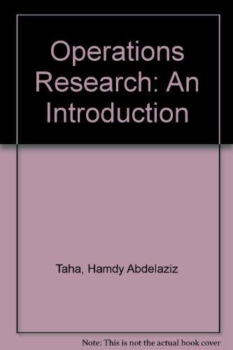 Book Operating Research: An Introduction free
