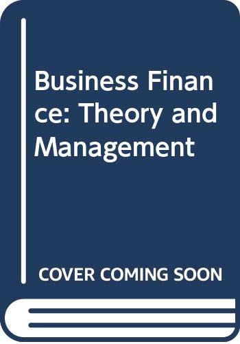 Book Business Finance: Theory And Management free