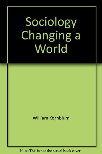 Book Sociology, Changing A World free