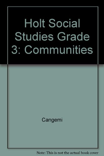 Book Holt Social Studies Communities Teacher's Edition free