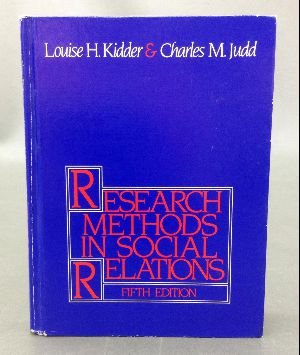 Book Research Methods in Social Relations free