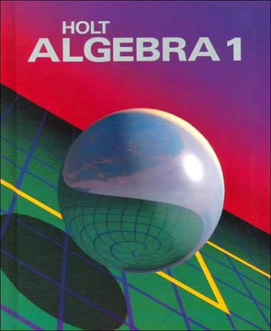 Book Holt Algebra 1 free