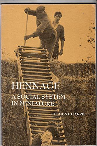 Book Hennage: A Social System In Miniature (case Studies In Cultural Anthropology) free
