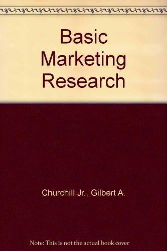 Book Basic Marketing Research (Productivity Software Guide Series) free