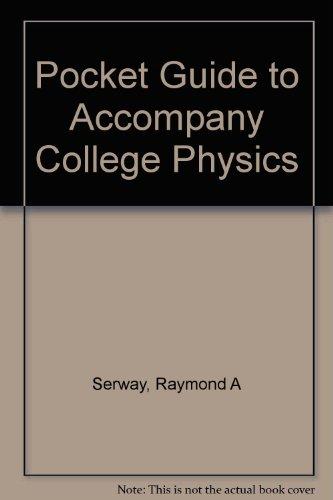 Book Pocket Guide to Accompany College Physics free
